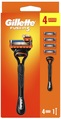 Бритва Gillette Fusion5 + 4 сменных картриджа