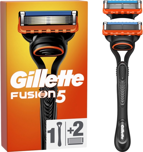 Бритва Gillette Fusion5 + 2 сменных картриджа