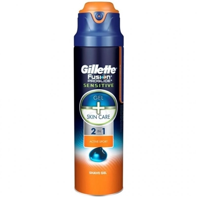 Гель для гоління Gillette Fusion ProGlide Sensitive Active Sport, 170 мл