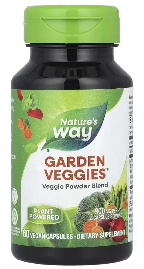 Овочева суміш Nature's Way Garden Veggies 900 мг, 60 вегетаріанських капсул