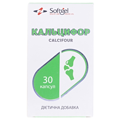 Кальцифор Softgel капсули по 1575 мг №30