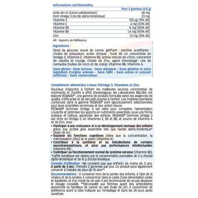 Педиакид PEDIAKID Gommes Omega 3 Ведмежуйки Омега-3 жевательные таблетки №60 во флак.