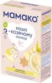 Каша молочна Mamako на козячому молоці пшенична з грушею та бананом з 6 місяців, 200 г