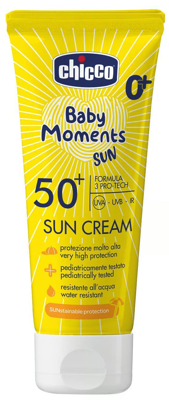 Крем солнцезащитный Chicco SPF50+, 75 мл