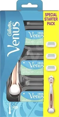 Бритва Venus Extra Smooth RoseGold + 3 Змінні касети