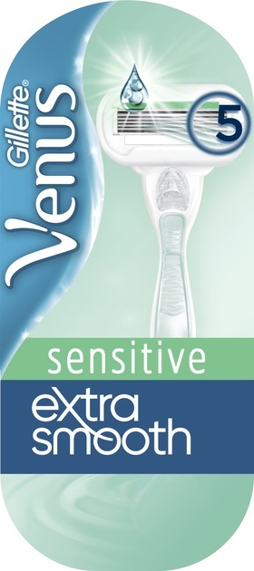 Станок для гоління (бритва) Venus 5 Extra Smooth Sensitive з 1 змінним картриджем жіночий