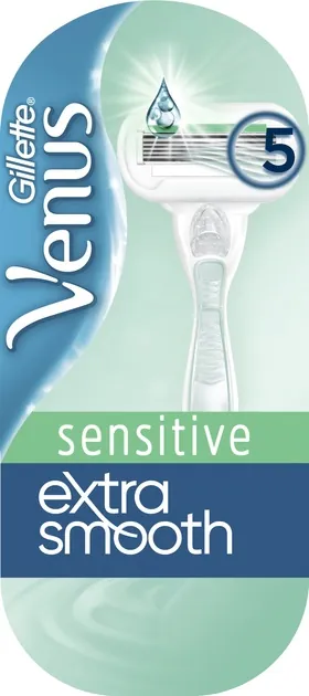 Станок для гоління (бритва) Venus 5 Extra Smooth Sensitive з 1 змінним картриджем жіночий