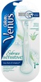 Станок для бритья (бритва) Venus 5 ProSkin Sensitive с 1 сменным картриджем для чувствительной кожи женский