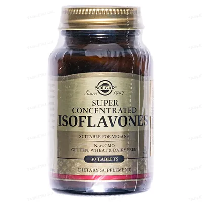 Суперконцентрат ізофлавонів Solgar Super Concentrated Isoflavones таблетки №30