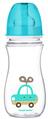 Пляшечка Canpol Babies 35/204 EasyStart Кольорові звірятка антиколікова з широким отвором, 300 мл