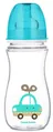 Пляшечка антиколікова Canpol Babies EasyStart Кольорові звірята 35/204 з широким отвором, 300 мл