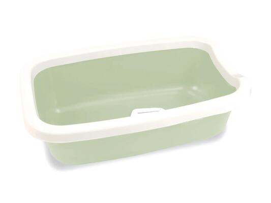 Лоток Petmax Cat Toilet Pop Up Square открытый прямоугольный для кошачьего туалета, зеленый, 58,5х38,5х16 см
