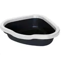 Лоток Petmax Cat Litter Corner відкритий кутовий для котячого туалету, 55х42,5х14 см