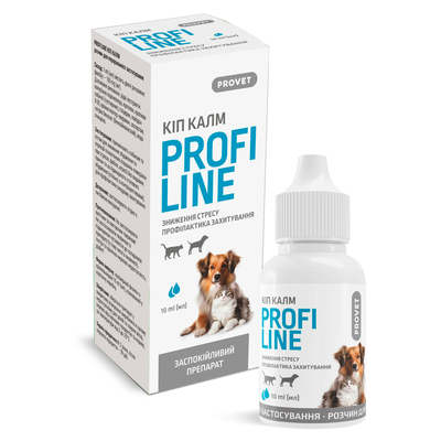 Капли ProVET Profiline Кип Калм успокаивающие для кошек и собак, 10 мл