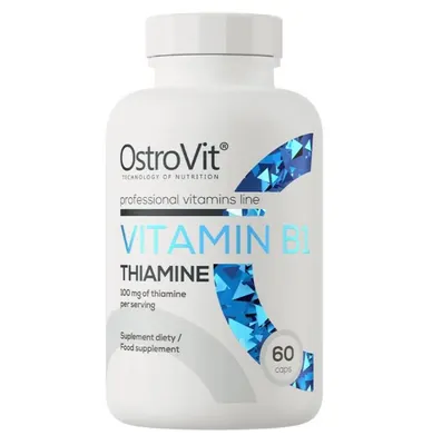 Вітамін B1 Ostrovit Thiamine B1 капсули №60
