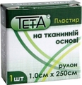 Пластырь медицинский Teta на тканевой основе, катушка, 1 х 250 см, 1 штука
