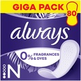 Прокладки ежедневные Always Daily Fresh Normal без запаха, 80 штук