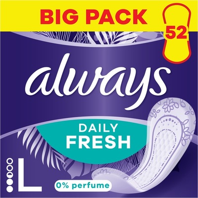 Прокладки ежедневные Always Daily Fresh Long без запаха, 52 штук