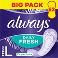 Прокладки ежедневные Always Daily Fresh Long без запаха, 52 штук