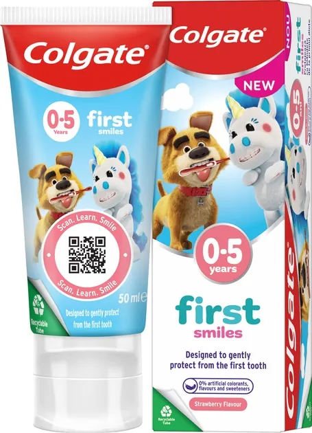 Зубна паста Colgate Kids дитяча 0-5 років, 50 мл