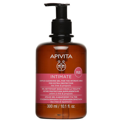 Гель для интимной гигиены Apivita Intimate Дополнительная защита нежный очищающий, 300 мл