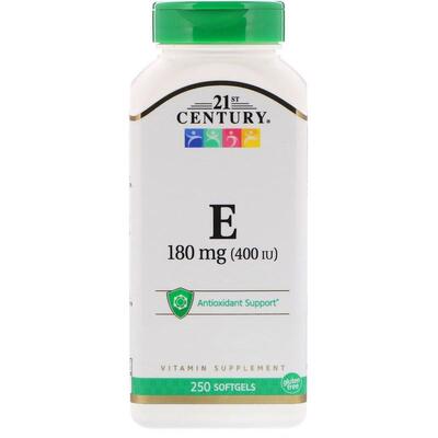 Вітамін Е 400 21st Century Vitamin E 400, 250 капсул
