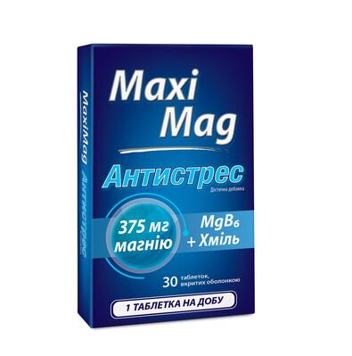 МаксиМаг Антистресс таблетки №30
