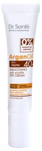 Крем для контуру очей Dr.Sante Argan Oil розгладжучий проти зморшок 40+, 15 мл