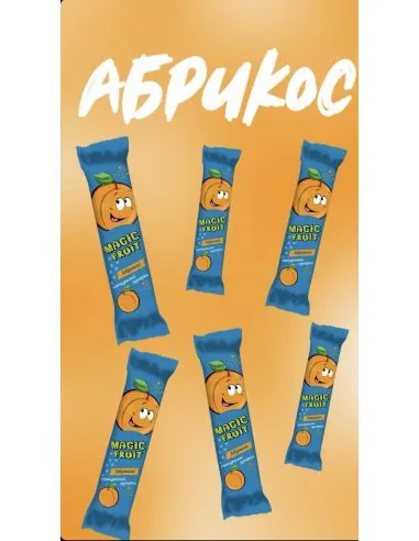 Цукерки Magic Fruit натуральні абрикос, 16 г