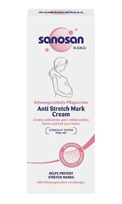 Крем Sanosan Mama від стриїв для вагітних, 200 мл