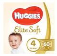 Подгузники Huggies Elite Soft детские, размер 4, 8-14 кг, 60 шт Mega