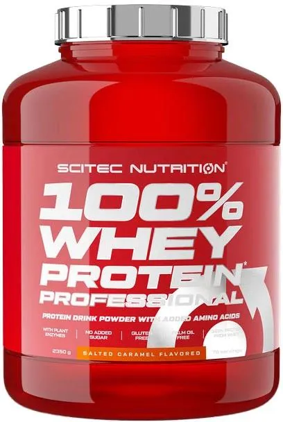 Протеїн сироватковий змішаний Scitec Nutrition 100% Whey Protein Professional солона карамель, 2350 г