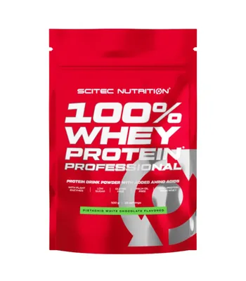 Протеїн сироватковий змішаний Scitec Nutrition 100% Whey Protein Professional фісташка - білий шоколад, 500 г