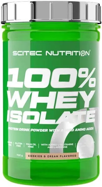 Протеїн сироватковий ізолят Scitec Nutrition 100% Whey Isolate печиво та крем, 700 г