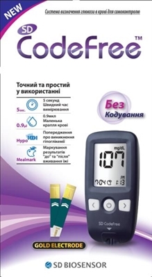 Глюкометр SD CodeFree Meddiv