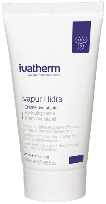 Крем для обличчя Ivatherm Ivapur Hidra зволожуючий для жирної шкіри, 40 мл