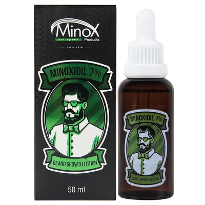 Лосьйон Minox 7 для росту бороди, 50 мл