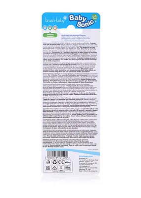 Електрична зубна щітка Brush-Baby BabySonic Electric Toothbrush 0-3 роки, блакитна
