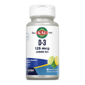 Витамин Д3 KAL ActivMelt Vitamin D3 5000 МЕ (125 мкг) Лимон-Лайм, 90 микротаблеток