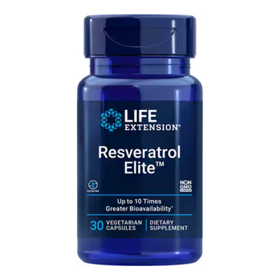 Ресвератрол Life Extension Resveratrol 100 мг, 30 вегетарианских капсул