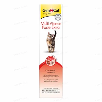 Паста мультивітамінна для кішок GimCat Multi-Vitamin Paste Extra, 50 г