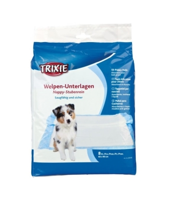Пелёнки одноразовые Trixie 23413 для собак 60 х 90 см, 8 штук