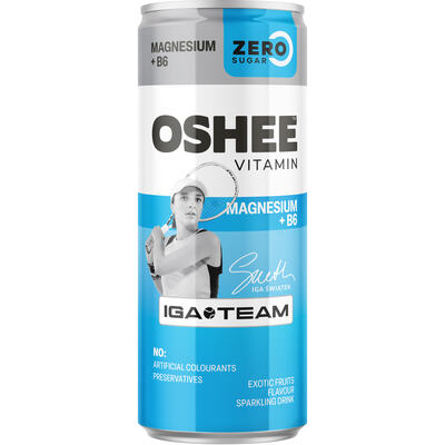 Напиток газированный Oshee Vitamin Magnezium Zero Изотонический экзотические фрукты, 250 мл