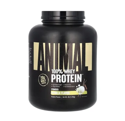 Протеїн сироватковий змішаний Universal Nutrition Animal 100% Whey Protein ваніль, 1810 г