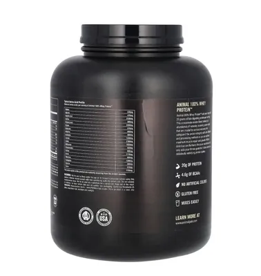 Протеїн сироватковий змішаний Universal Nutrition Animal 100% Whey Protein ваніль, 1810 г