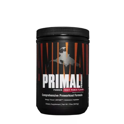 Передтренувальний комплекс Universal Nutrition Animal Pre Workout Primal Loaded, фруктовий пунш, 507,5 г