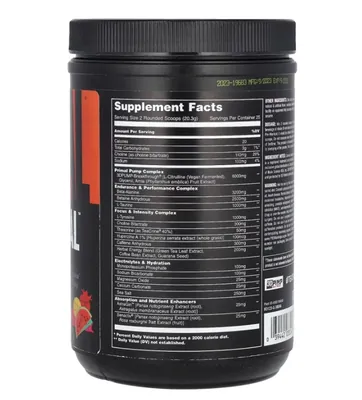 Передтренувальний комплекс Universal Nutrition Animal Pre Workout Primal Loaded, фруктовий пунш, 507,5 г