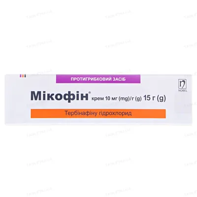 Мікофін крем 10 мг/г по 15 г у тубах