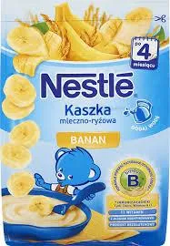 Каша молочна Nestle рисова з бананом і біфідобактеріями, з 6 місяців, 230 г