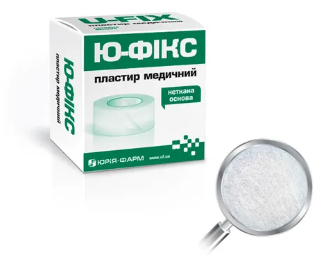Пластир медичний Ю-Фікс на нетканій основі, котушка, 1,25 х 500 см, 1 штука